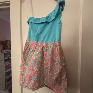 One-Shoulder Dionne Make a splash lily Pulitzer